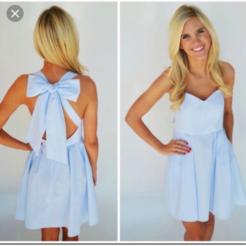 Lauren James Livingston Seersucker Dress